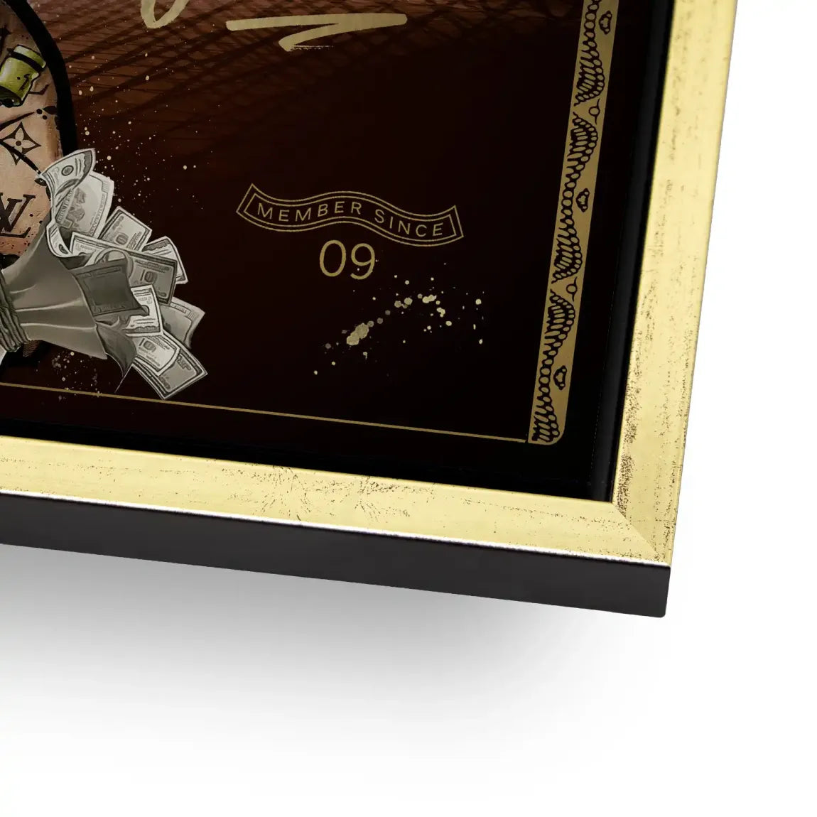 Dagobert Gold Business AluDibond Gebürstet