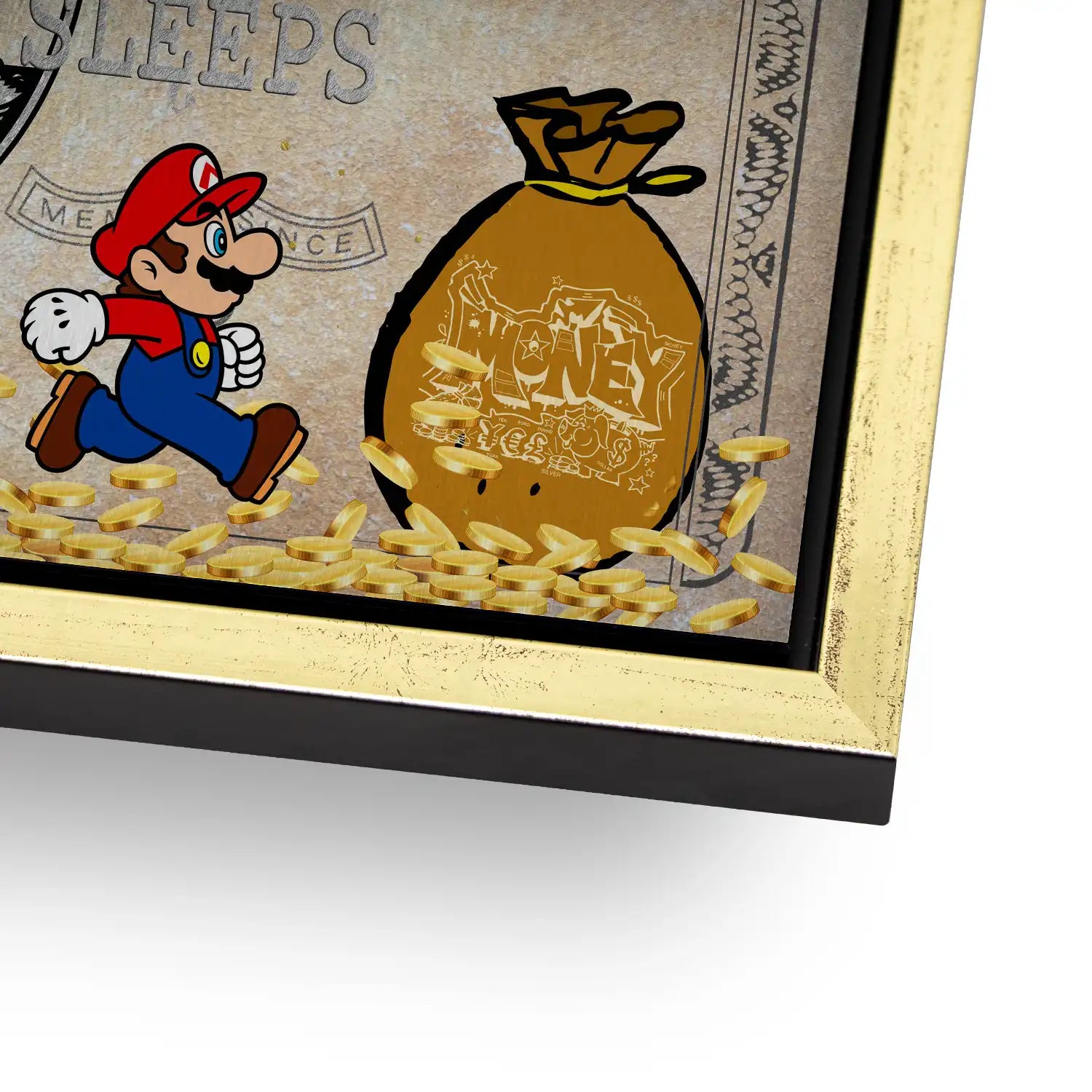 Dagobert Retro Amex AluDibond Gebürstet - INGALERIE