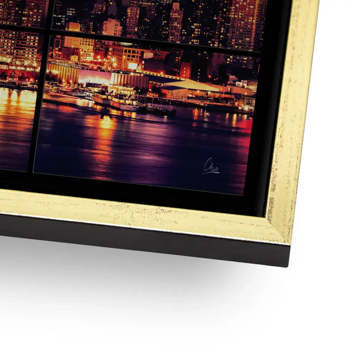 New York Skyline View AluDibond Gebürstet