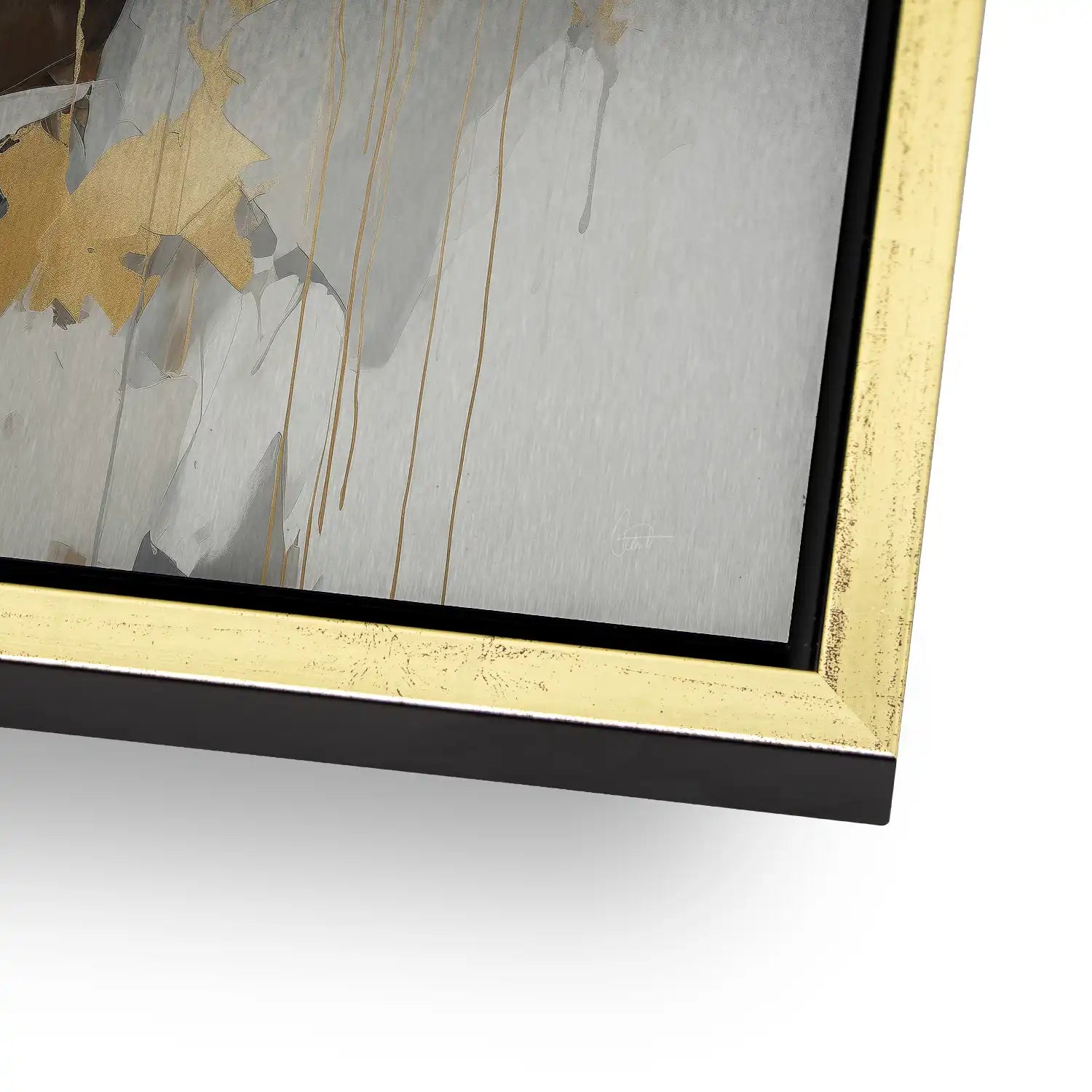 Golden Girl AluDibond Gebürstet - AluDibond Bild Gebürstet