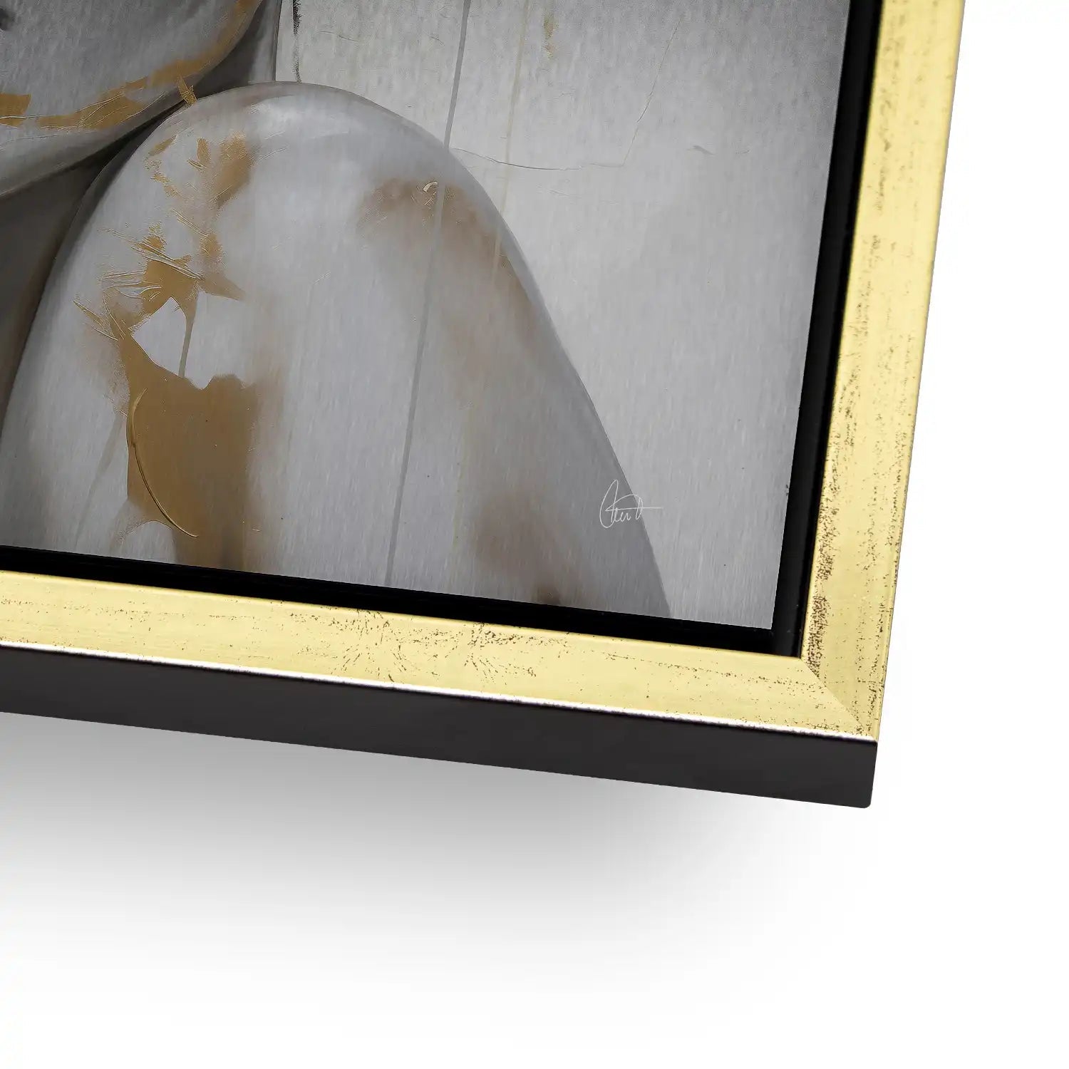 Golden Girl Nr.2 AluDibond Gebürstet - AluDibond Bild Gebürstet