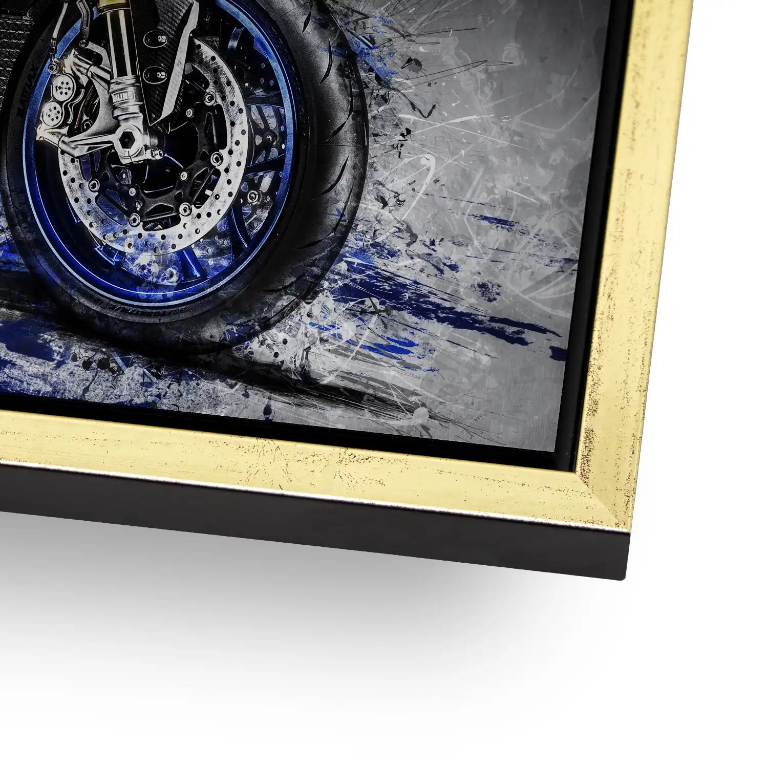 Yamaha R1M Abstrakt AluDibond Gebürstet - INGALERIE