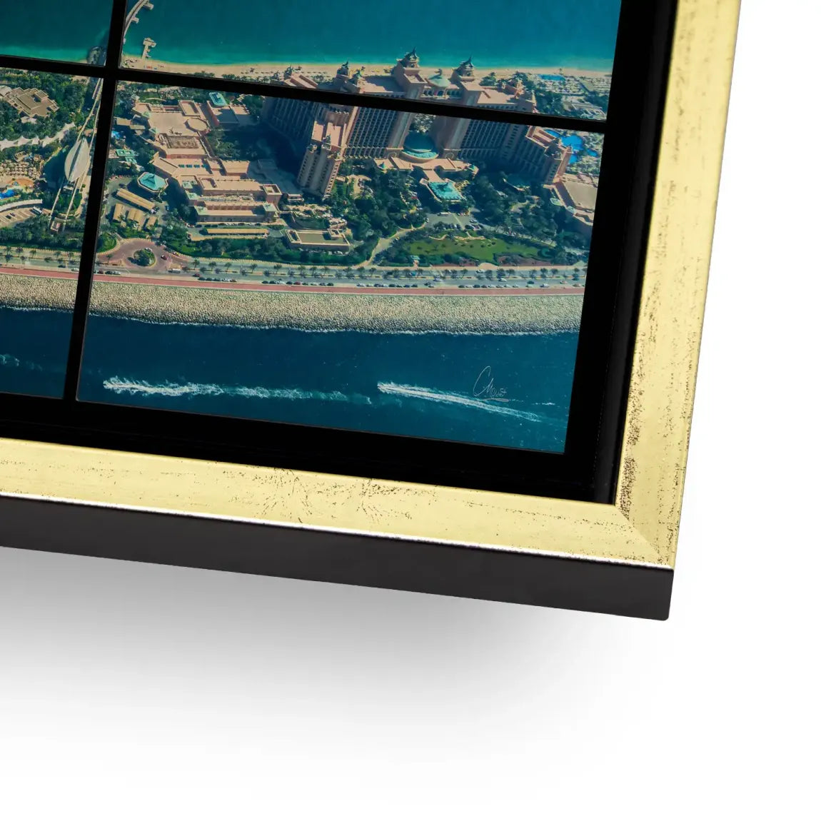 Palm View Dubai AluDibond Gebürstet