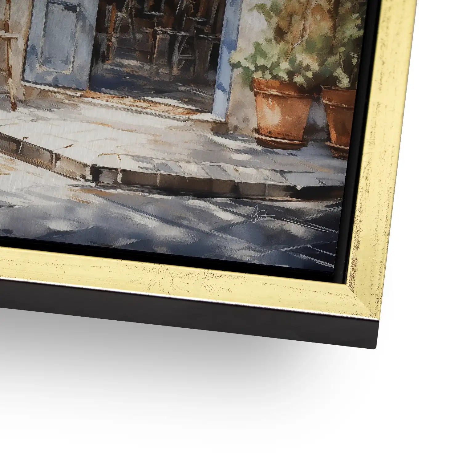 Trattoria AluDibond Gebürstet - AluDibond Bild Gebürstet