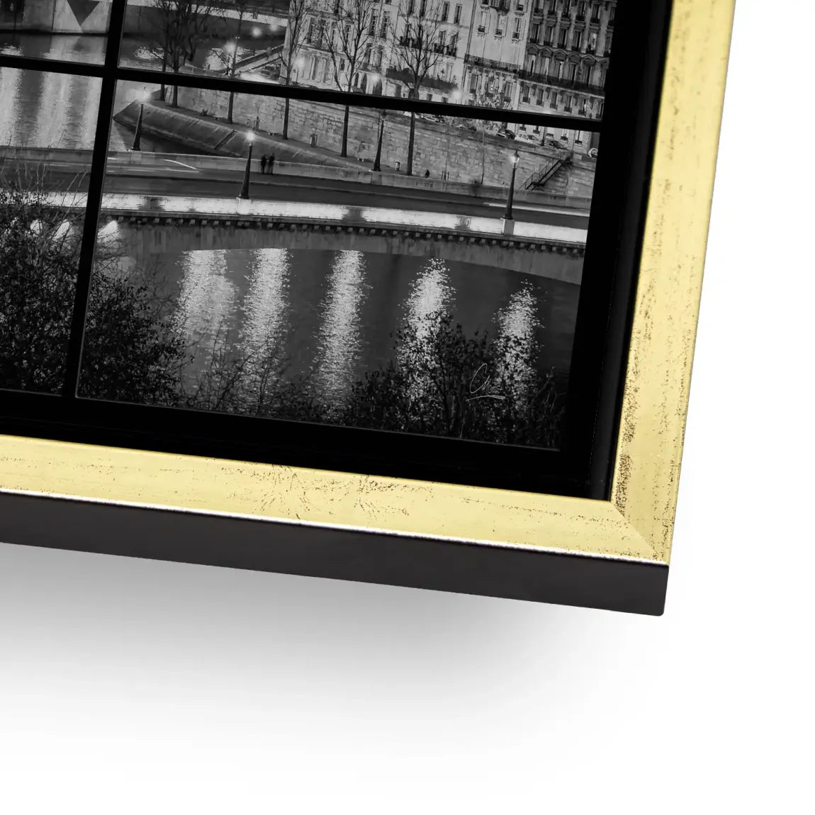 Paris Lights Noir Alu Gebürstet