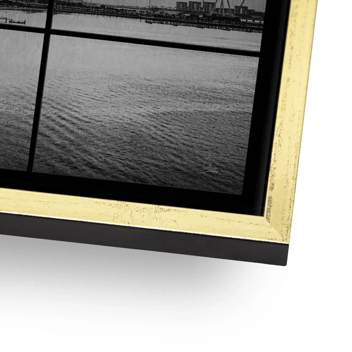 Dubai Noir Horizon AluDibond Gebürstet