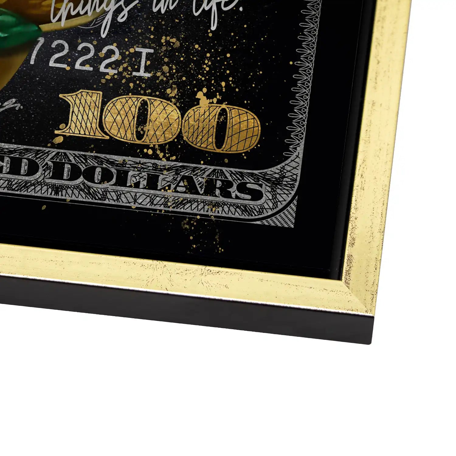 Dagobert Dollar Gucci Style AluDibond Gebürstet - Alu Dibond Bild Gebürstet