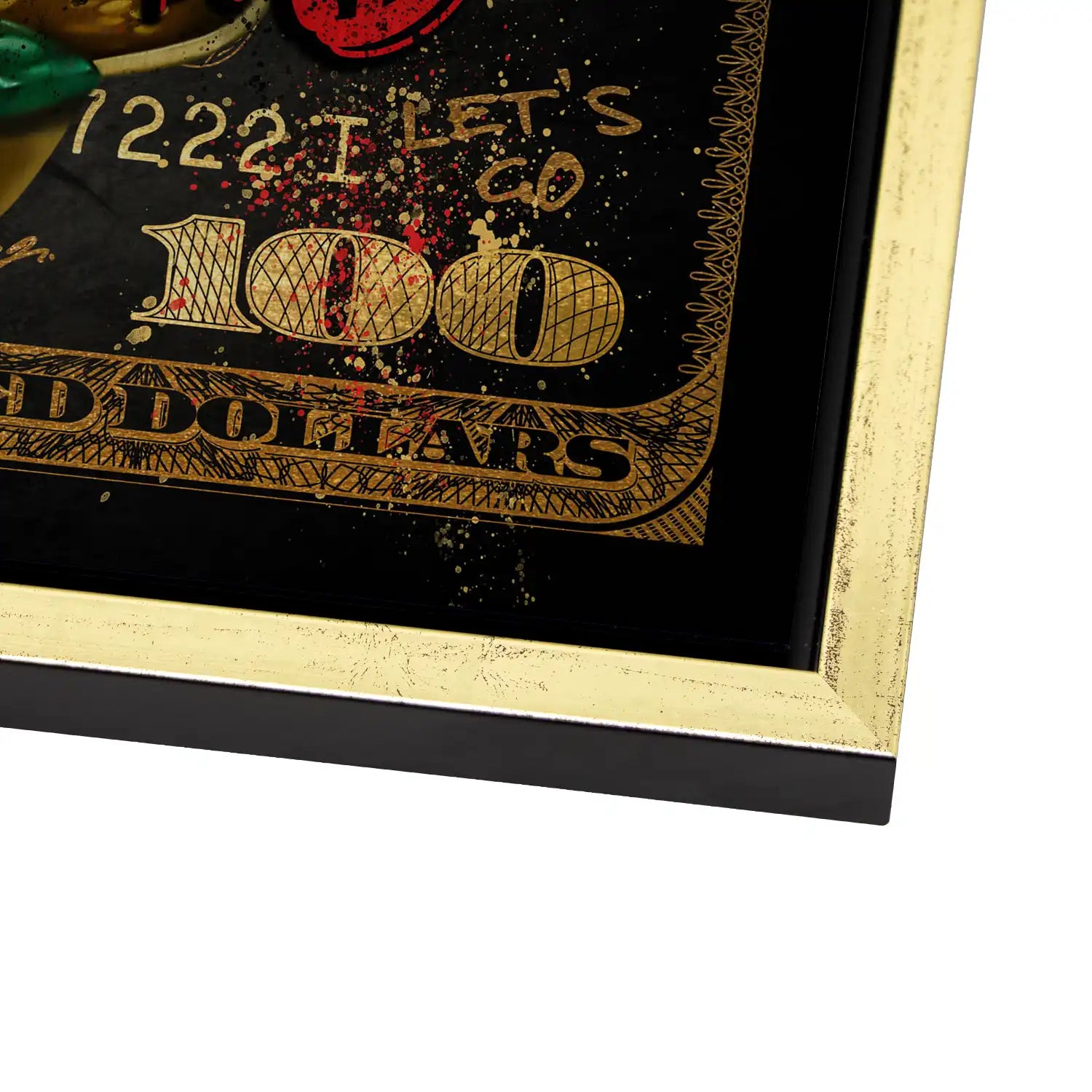Dagobert Dollar Work Hard AluDibond Gebürstet - INGALERIE