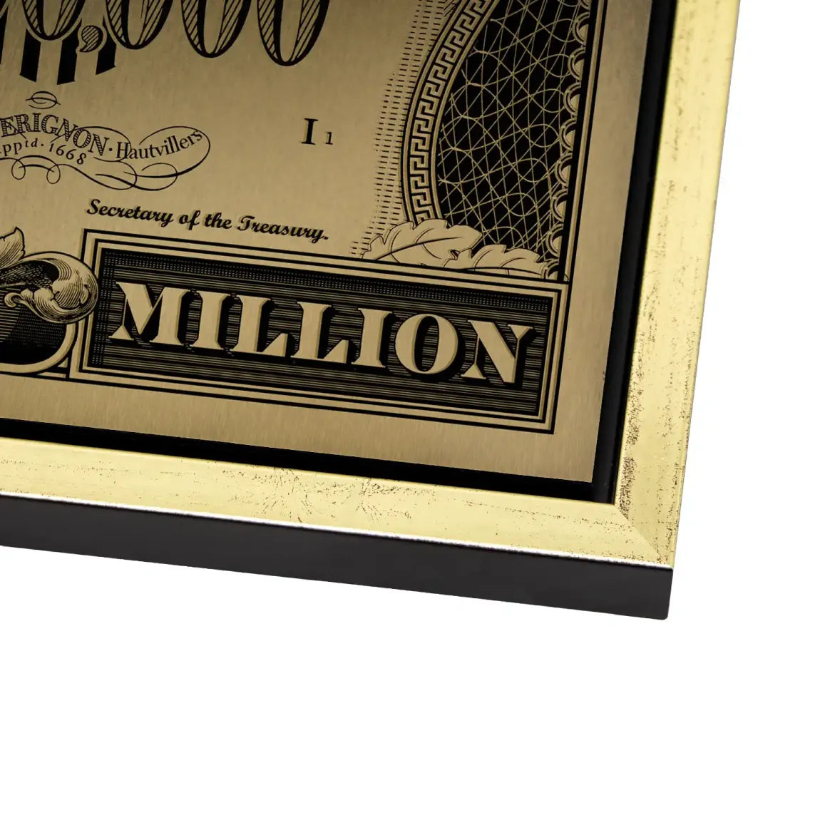 Donald Duck Goldfinger Instinct Pop Art Dollar Alu Gebürstet INGALERIE