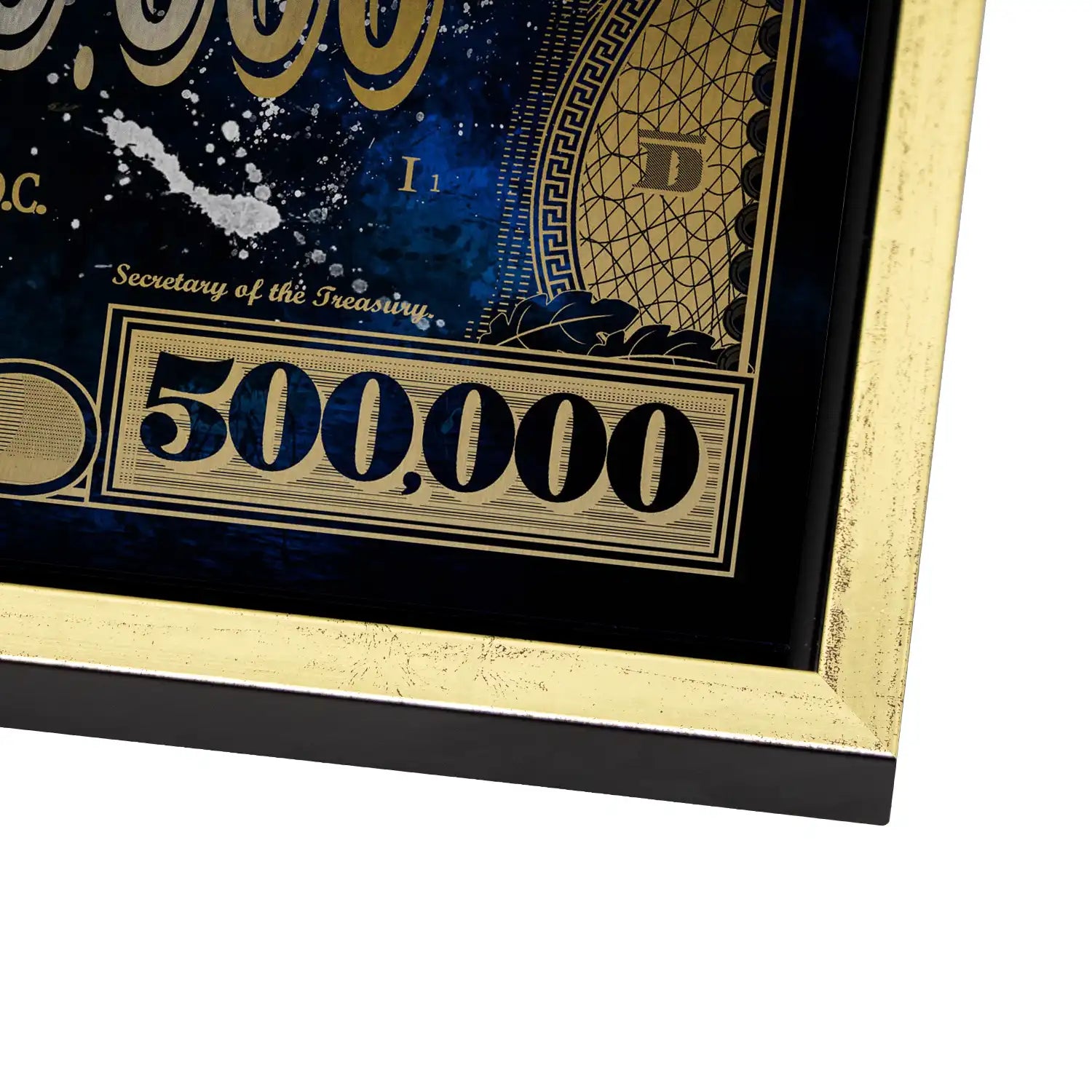 Dagobert Blue Scrooge Dollar AluDibond Gebürstet INGALERIE