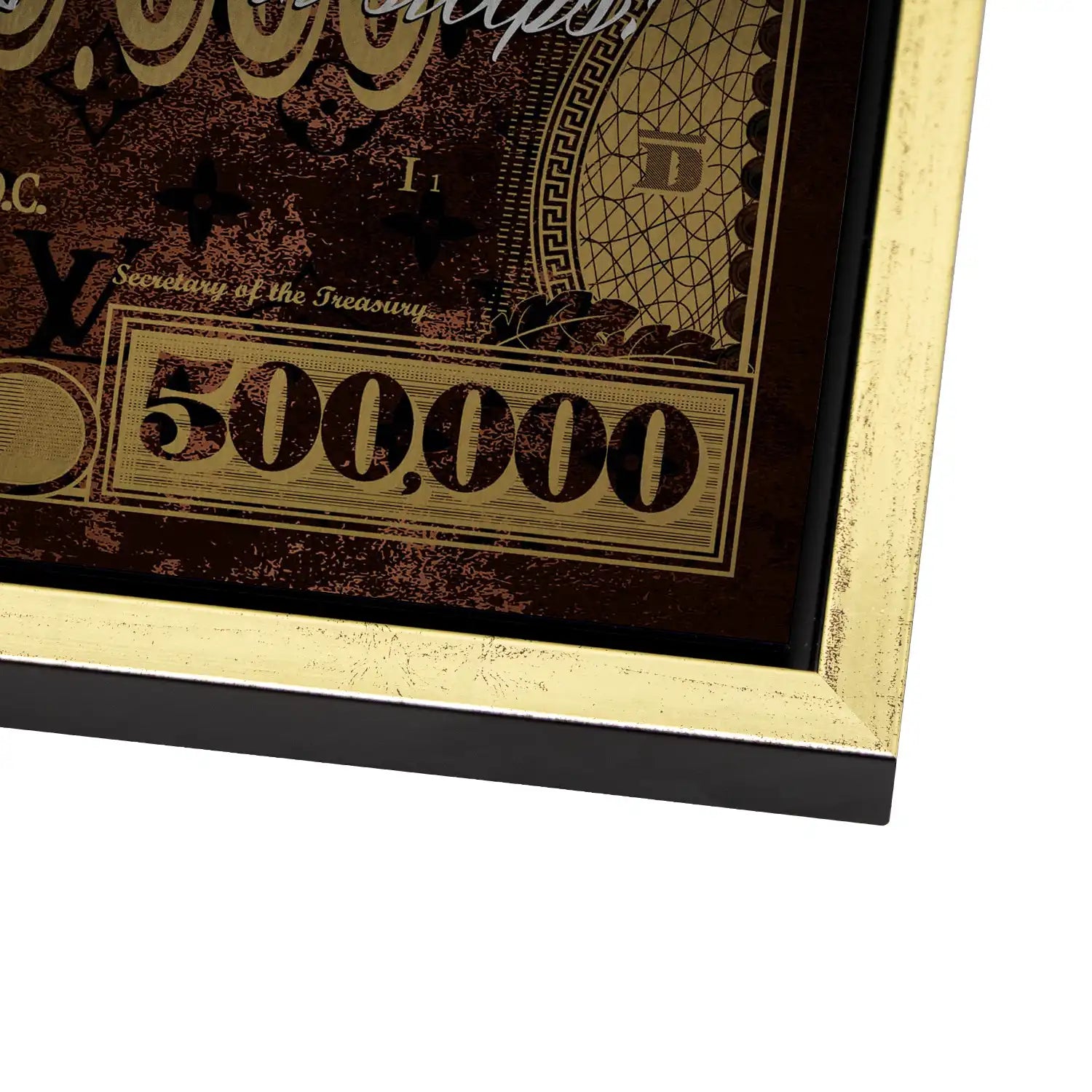 Dagobert Money Never Gold Dollar Alu Gebürstet INGALERIE
