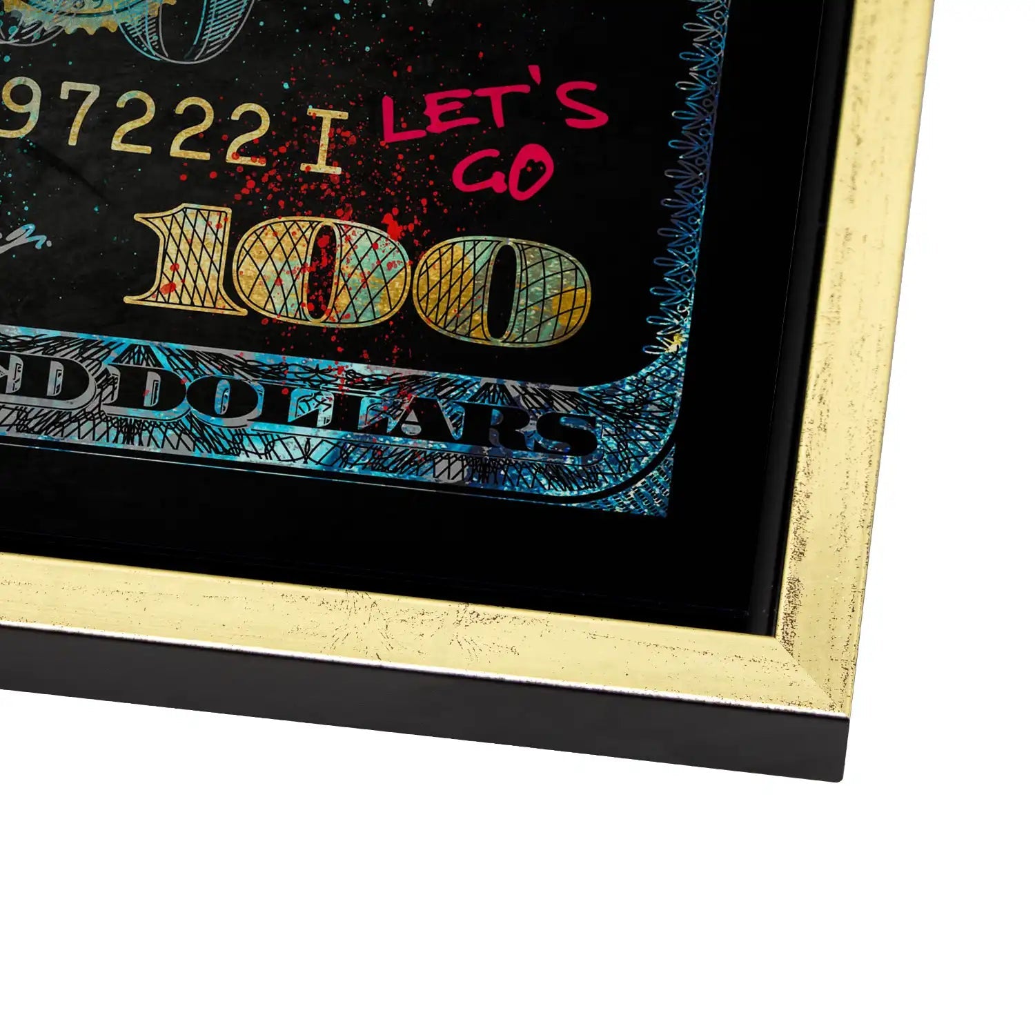 Dagobert Money Never Sleeps Dollar AluDibond Gebürstet - Alu Dibond Bild Gebürstet