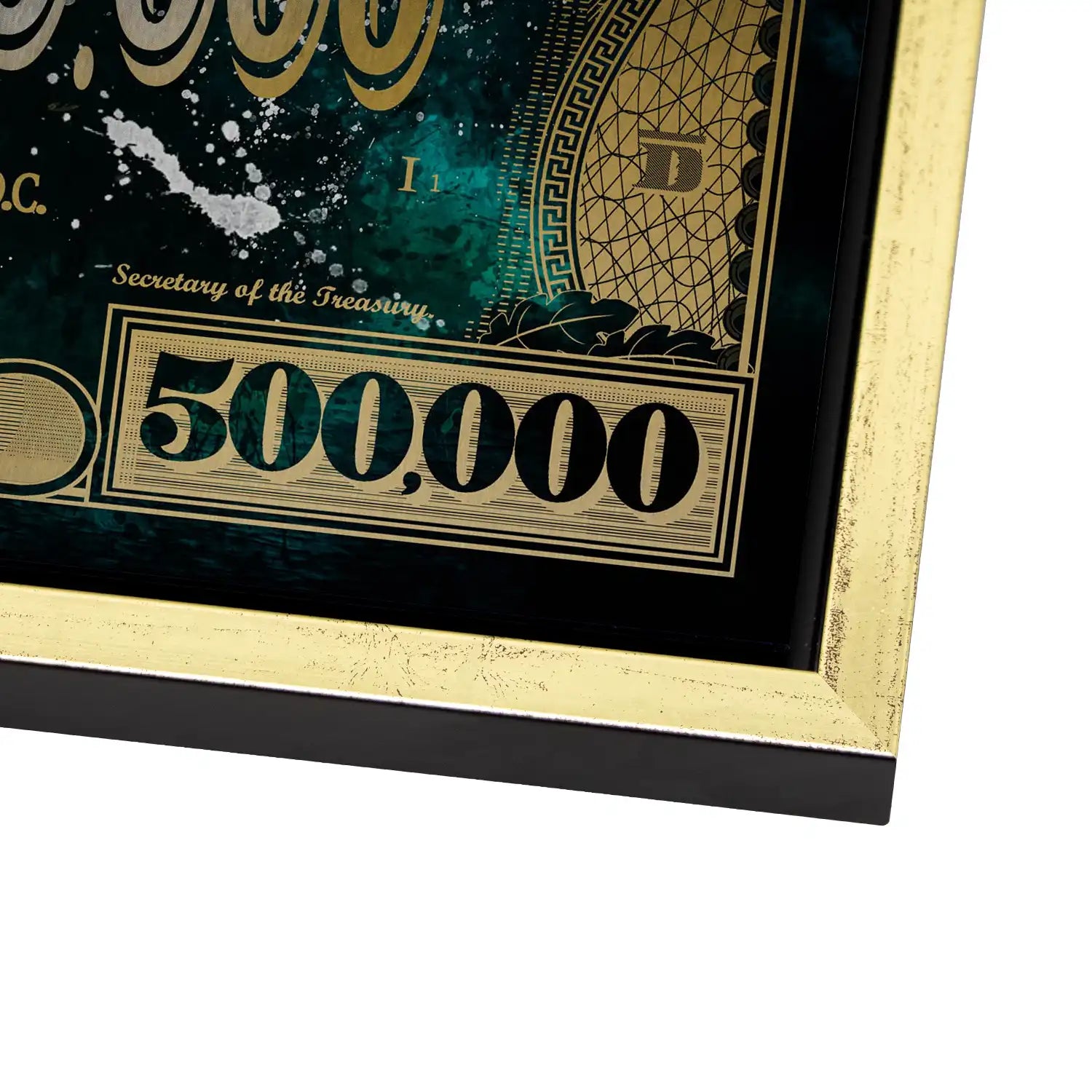 Dagobert Green Scrooge Dollar AluDibond Gebürstet INGALERIE
