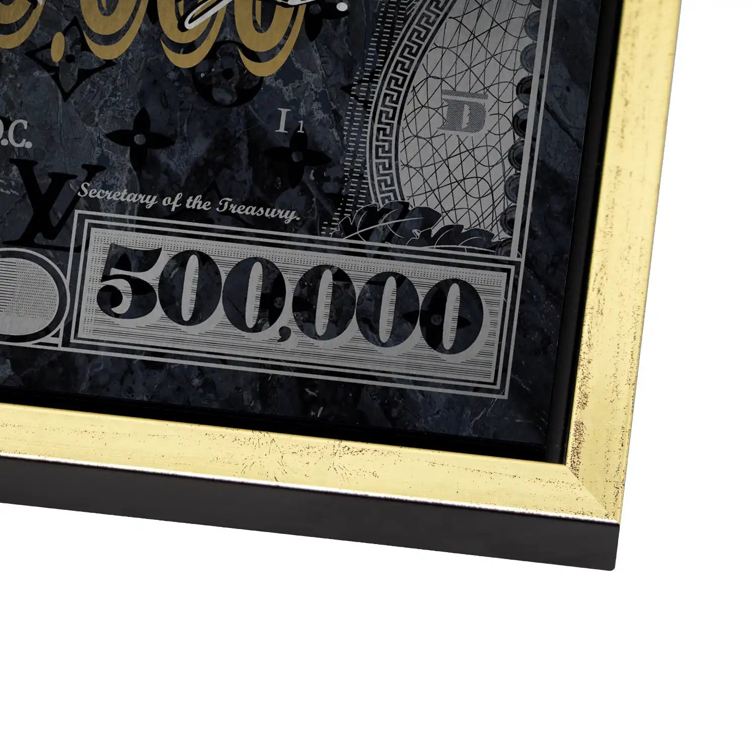 Micky Goofy Donald Dollar AluDibond Gebürstet INGALERIE