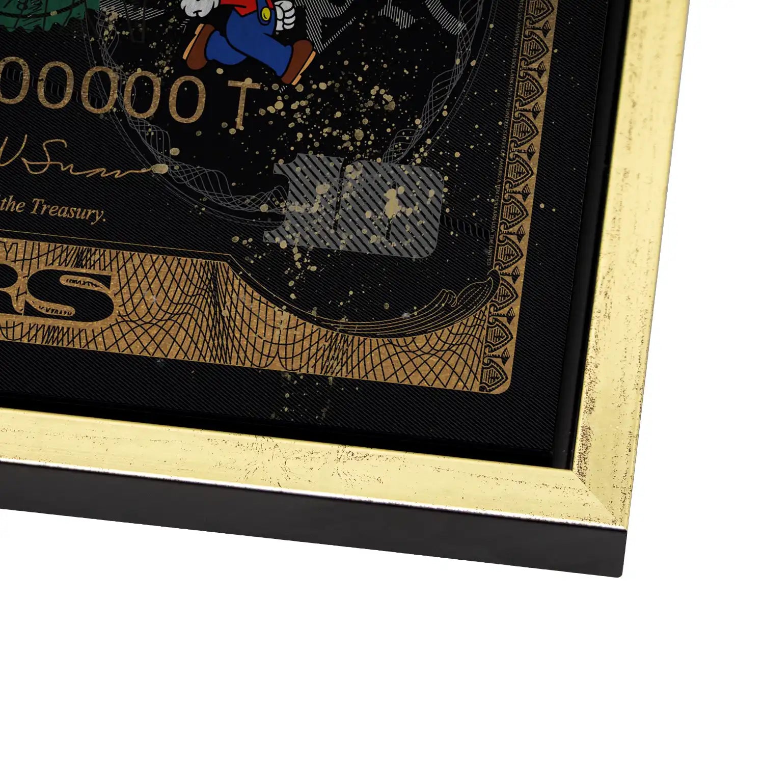 Tweety und Sylverster Black Dollar AluDibond Gebürstet INGALERIE