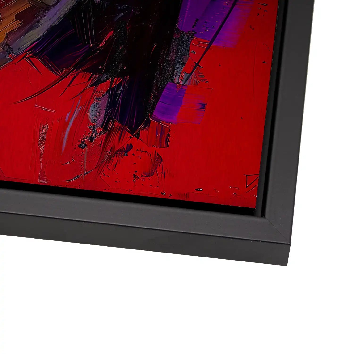 Abstrakt Red Beauty Alu Gebürstet Bild INGALERIE