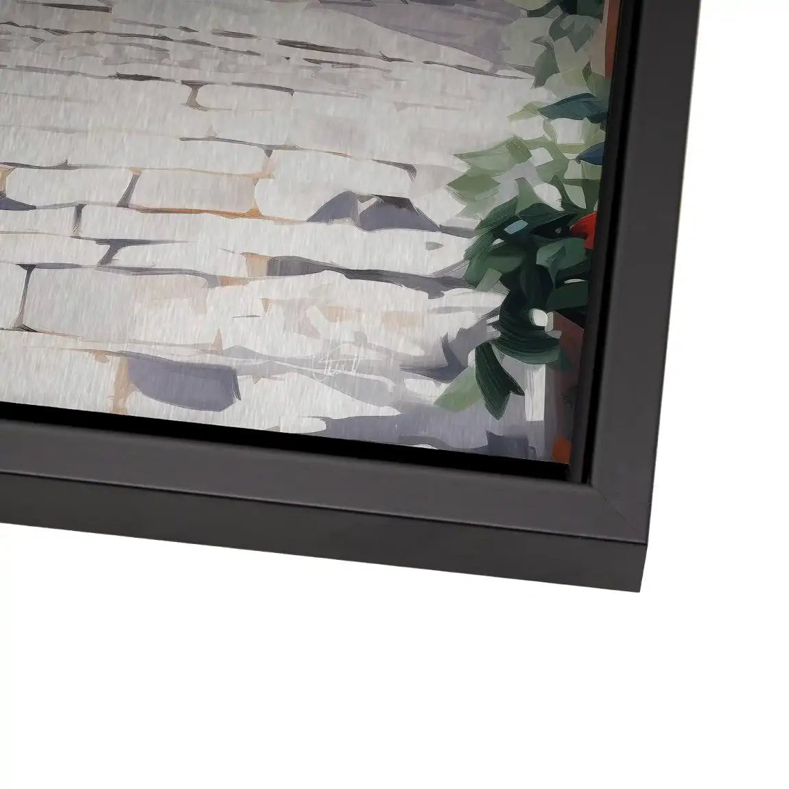 Italy Flair Alu Gebürstet Bild INGALERIE