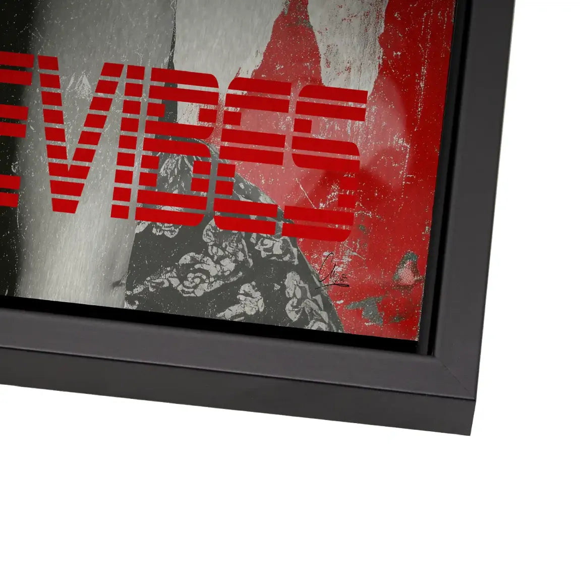 Hardcore Vibes Alu Gebürstet Bild