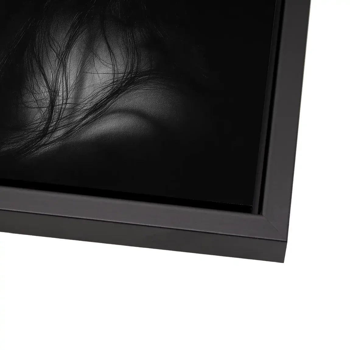 Asian Noir Portrait Alu Gebürstet Bild