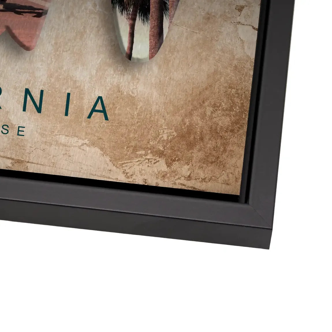 California Coast Art Alu Gebürstet Bild