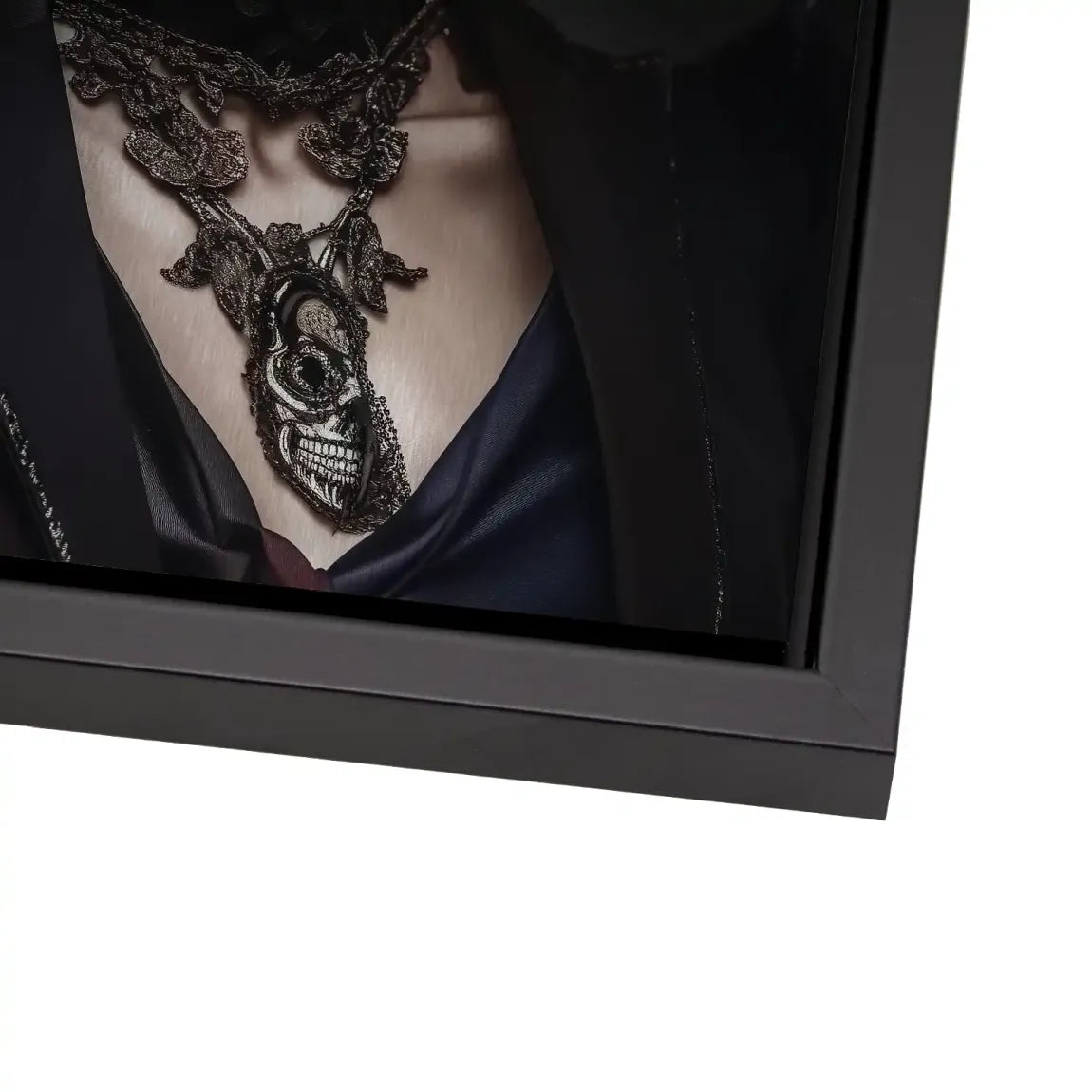 Lady der Schatten Bild auf Alu Dibond gebürstet INGALERIE