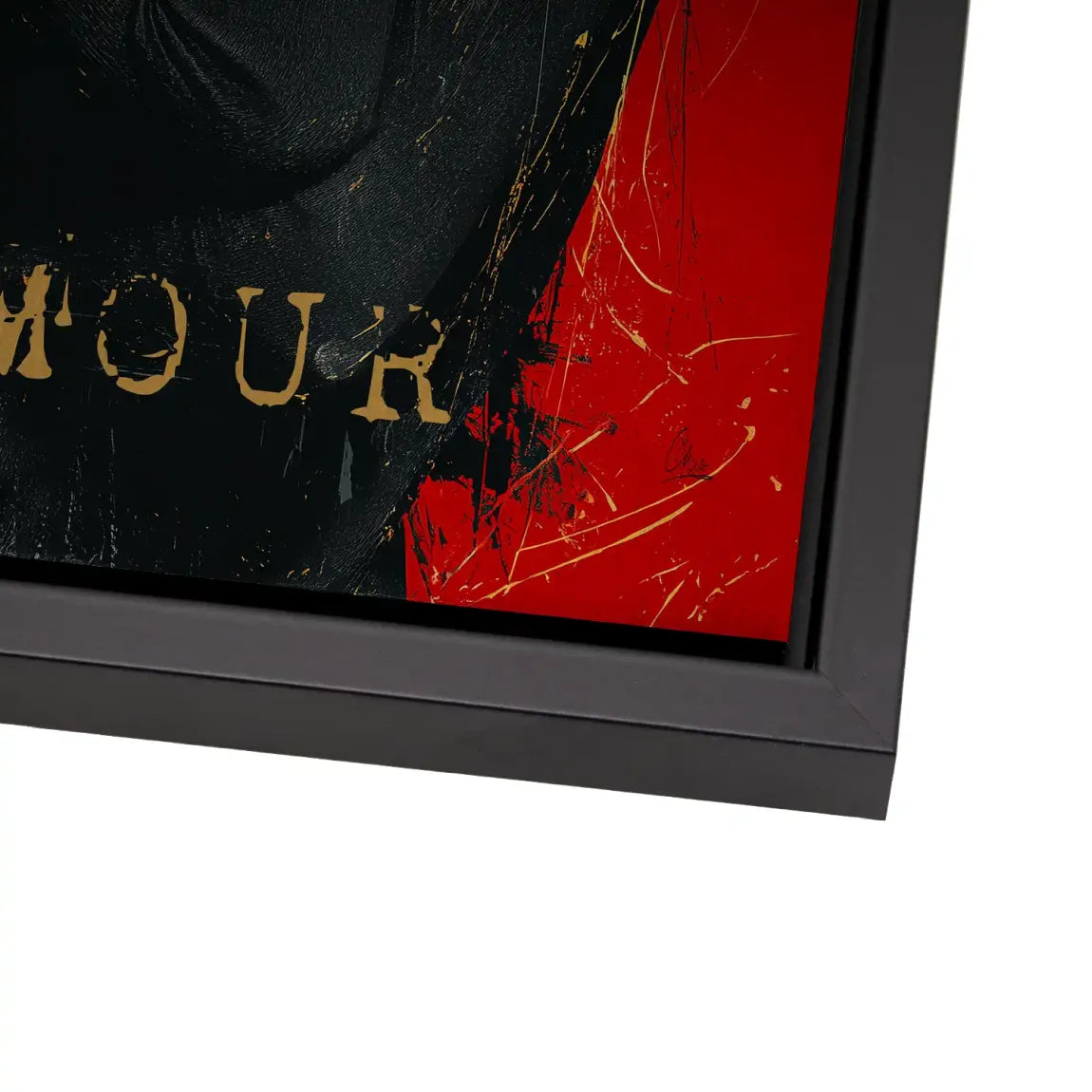 Audrey Hepburn Red Glamour Alu Dibond Bild gebürstet