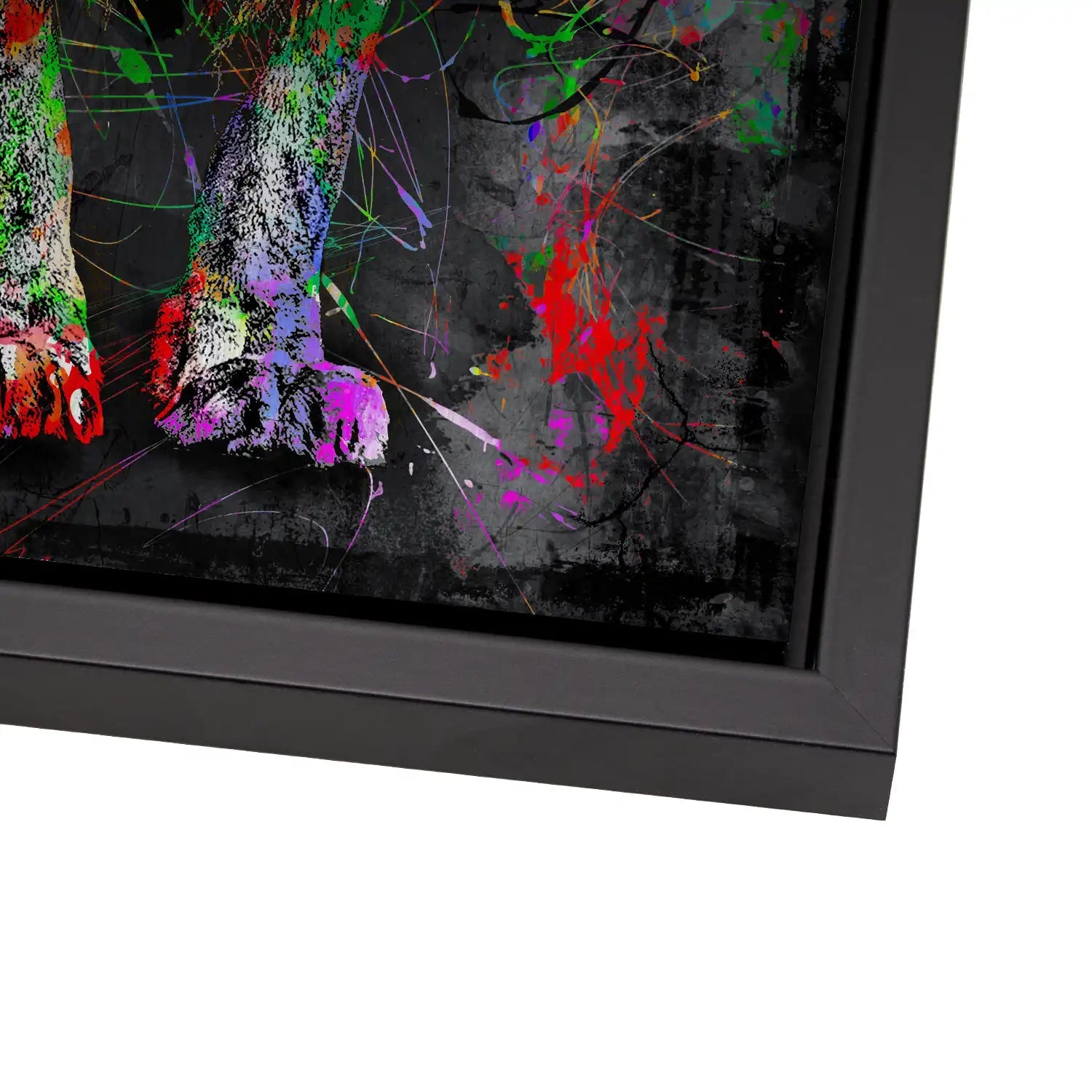 Löwe Abstrakt AluDibond Gebürstet - INGALERIE