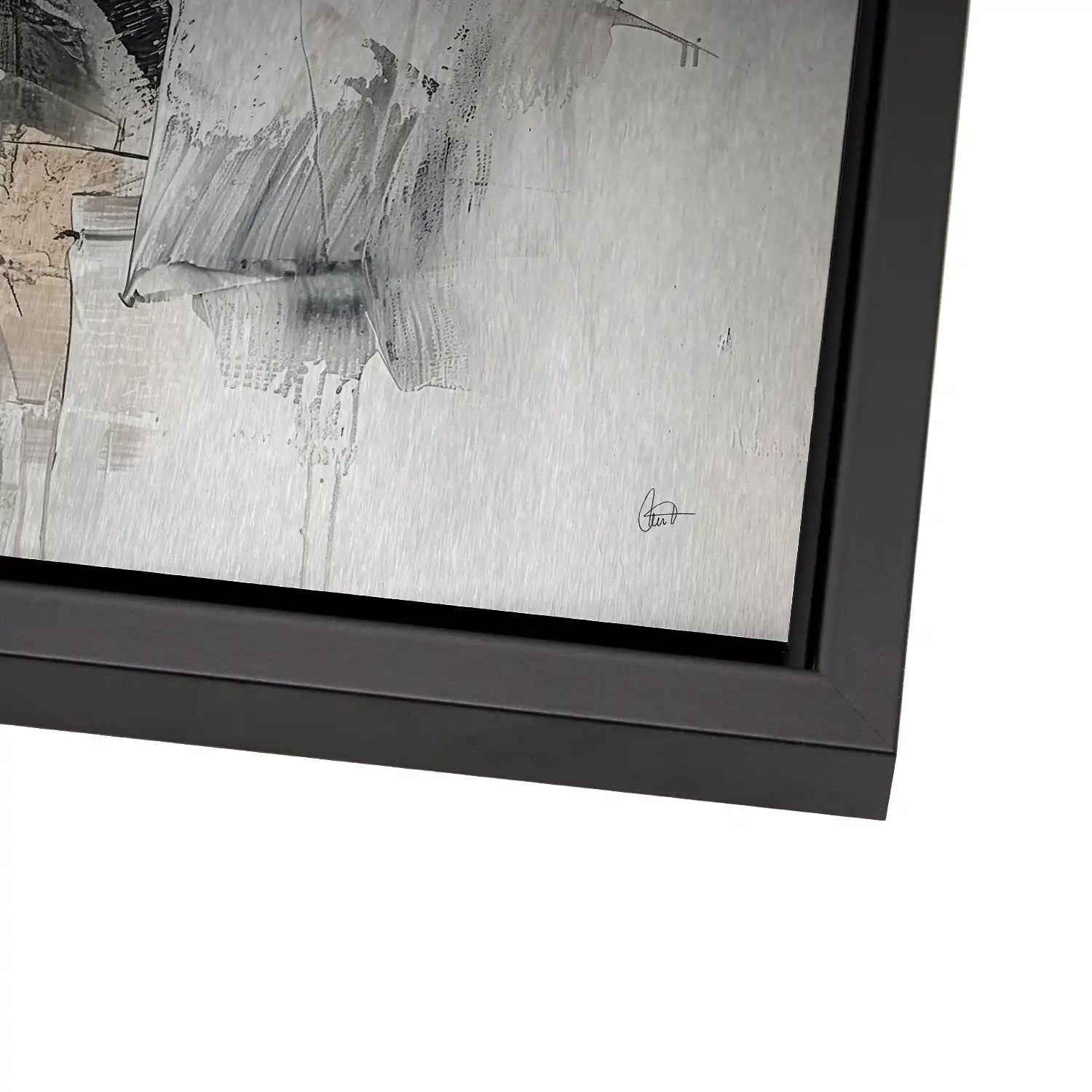 Abstrakt Nr.27 Alu Gebürstet Bild INGALERIE