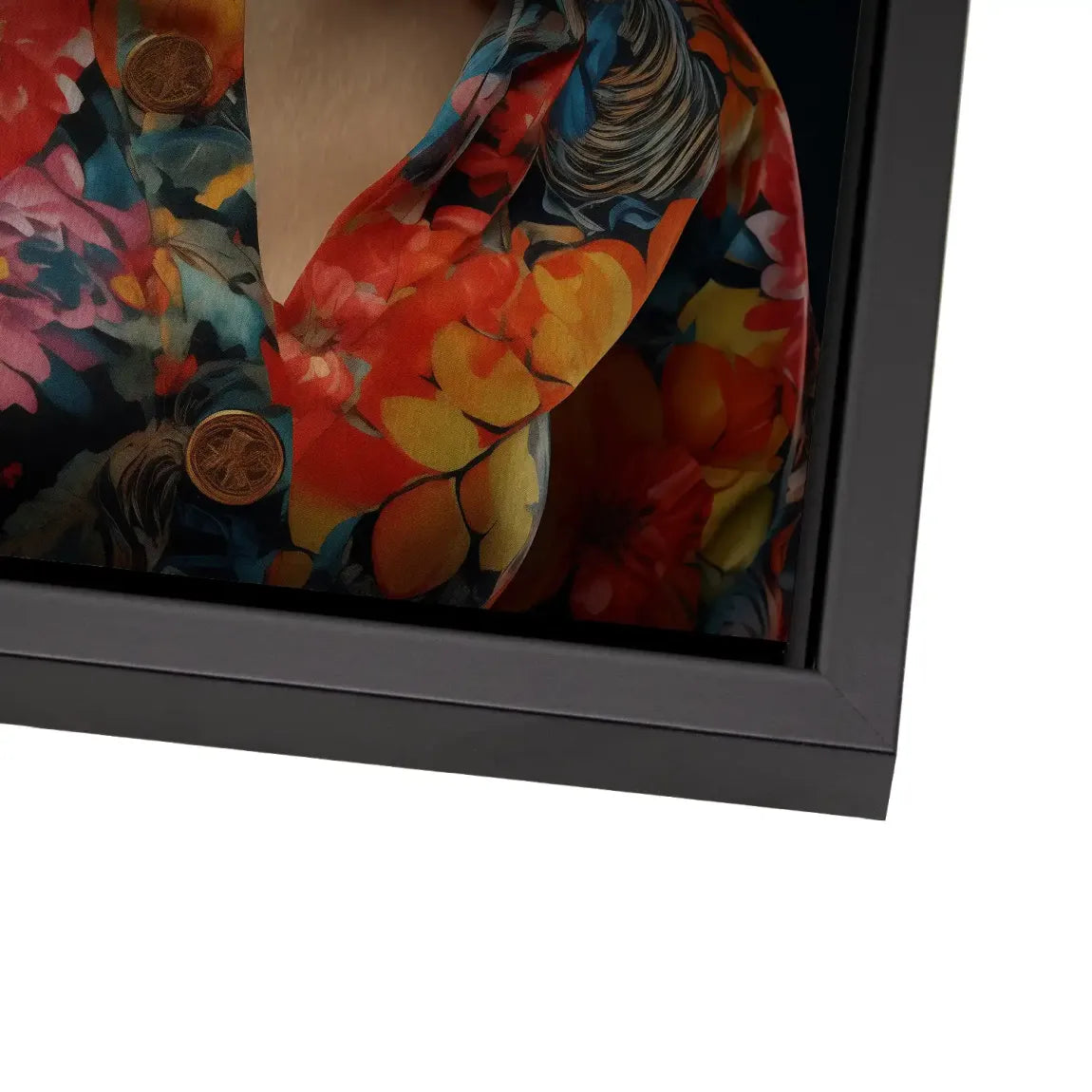 Floral Glamour Alu Dibond Bild gebürstet