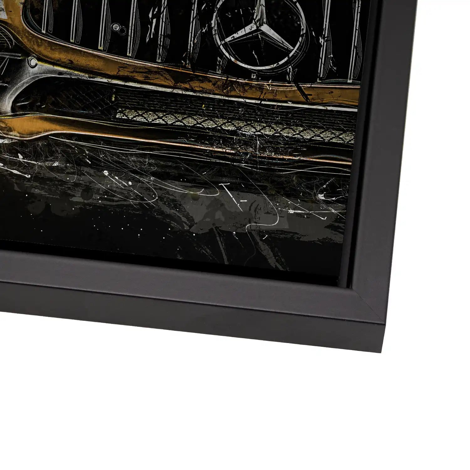 Mercedes AMG GT Modern Art Alu Gebürstet INGALERIE