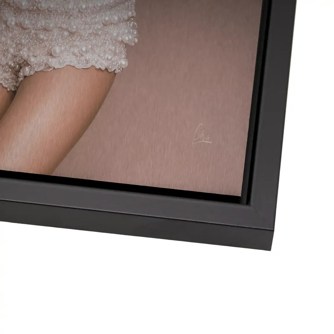 Marilyn Monroe Ice Pearl Alu Dibond Bild gebürstet