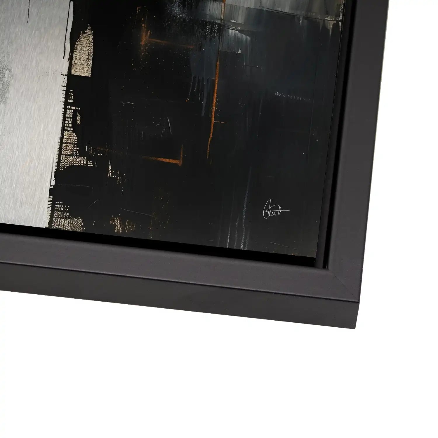 Abstrakt Nr.28 Alu Gebürstet Bild INGALERIE