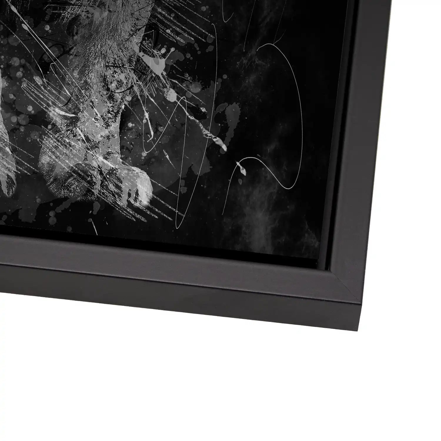 Lion Dark Splash AluDibond Gebürstet INGALERIE