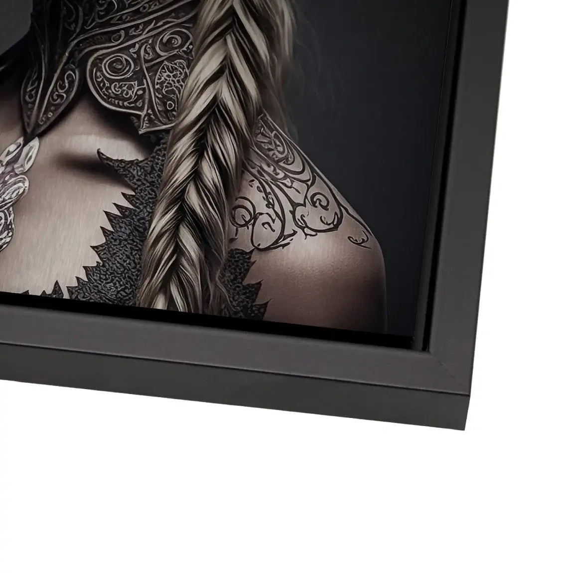 Velvet Noir La Catrina Alu Dibond Bild gebürstet INGALERIE
