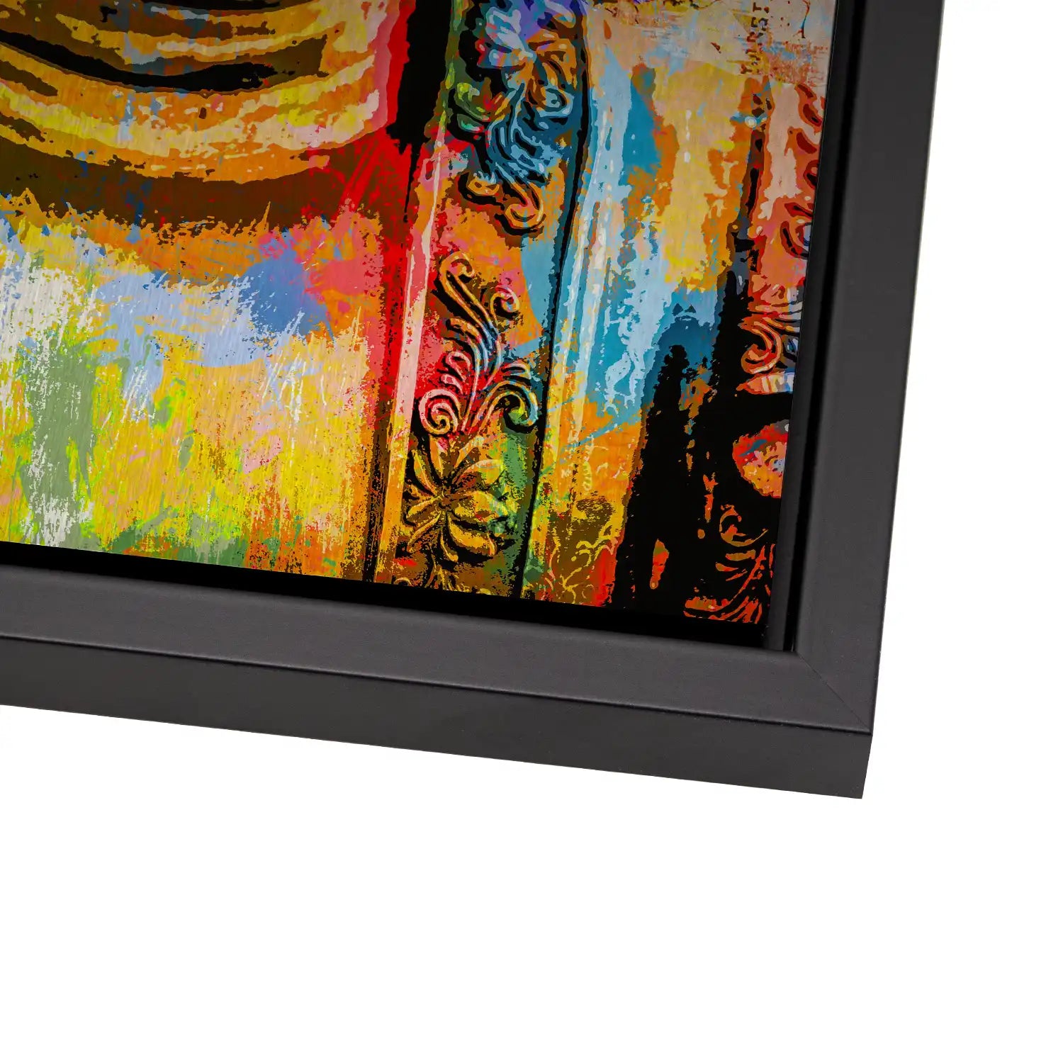 Buddha Color Style AluDibond Gebürstet - INGALERIE