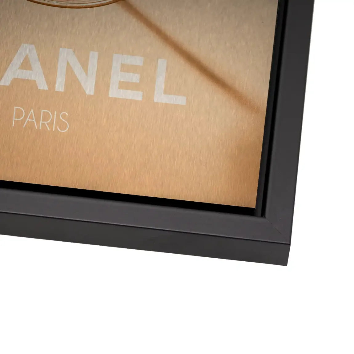 Chanel Glam Cocktail Alu Dibond Bild gebürstet