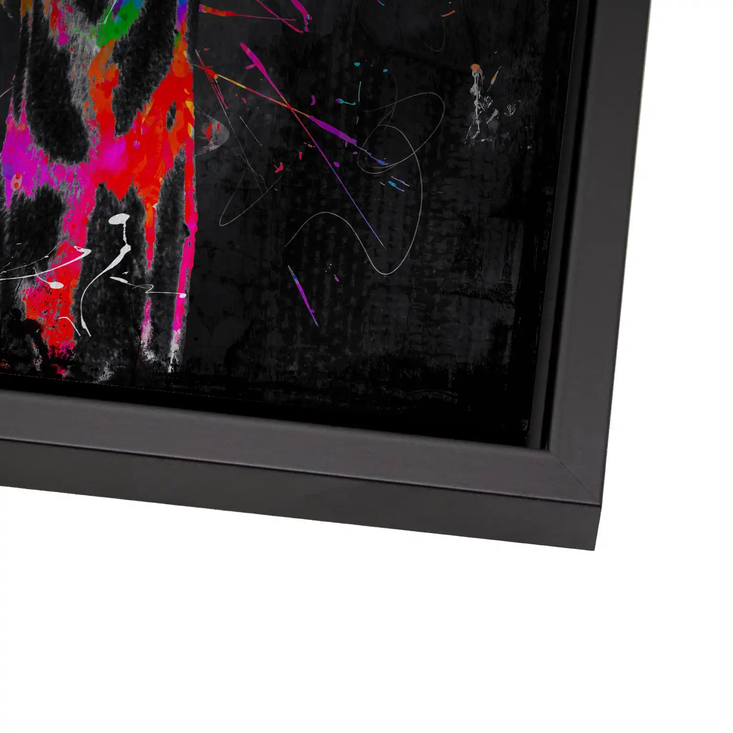 Giraffe Abstrakt Color Style AluDibond Gebürstet INGALERIE