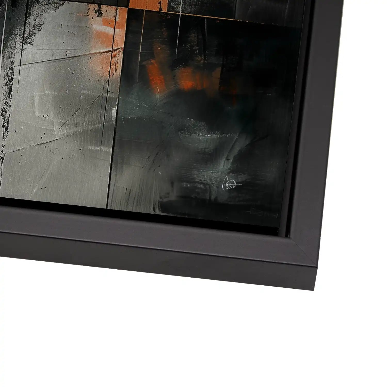 Abstrakt Nr.25 Alu Gebürstet Bild INGALERIE