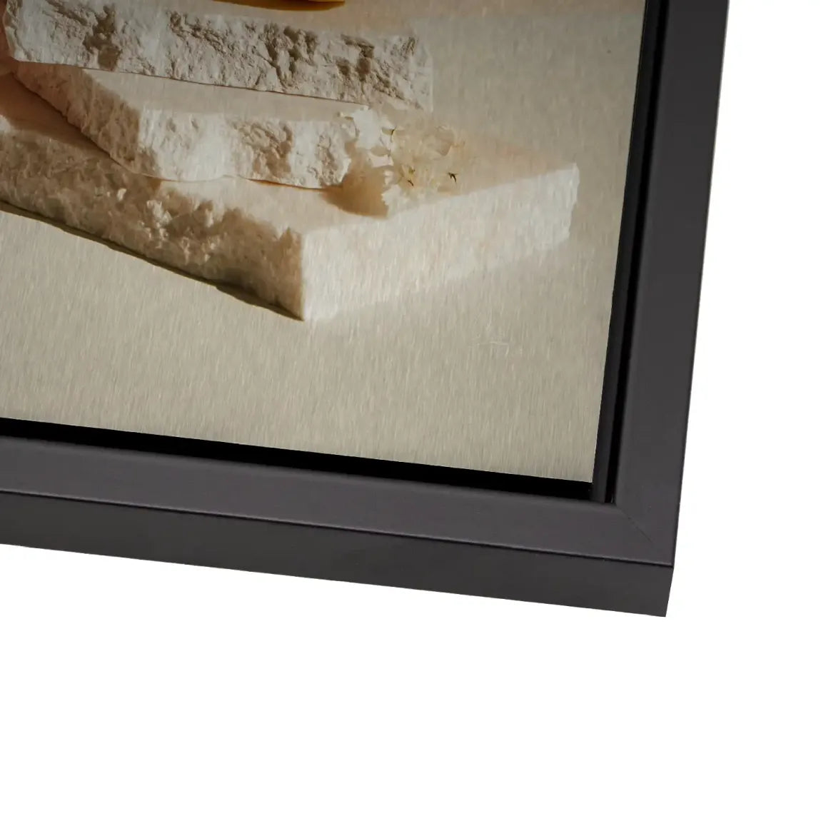 Zitrus Blüte Aluminiumbild gebürstet