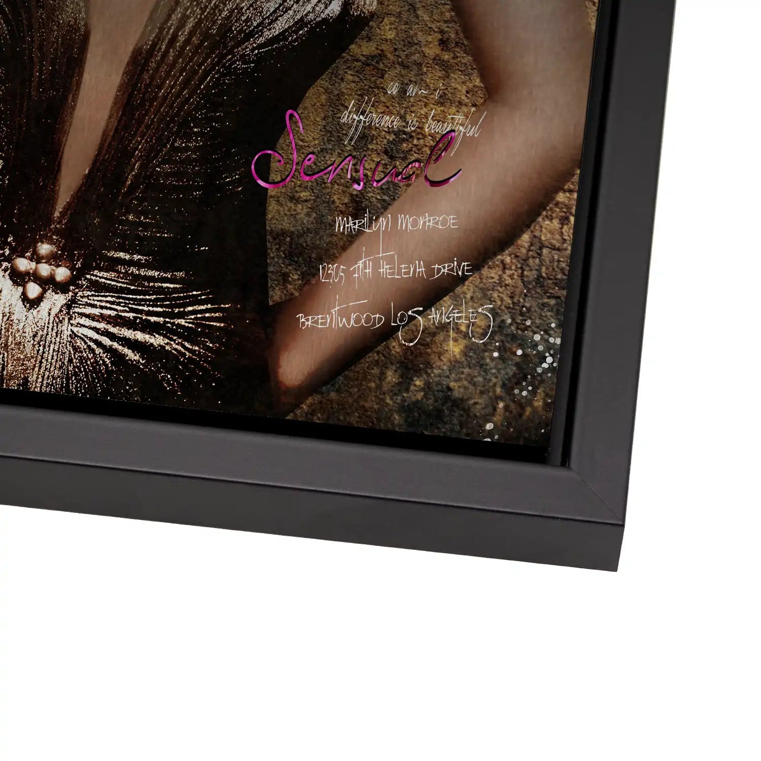 Marilyn Sensual AluDibond Gebürstet INGALERIE