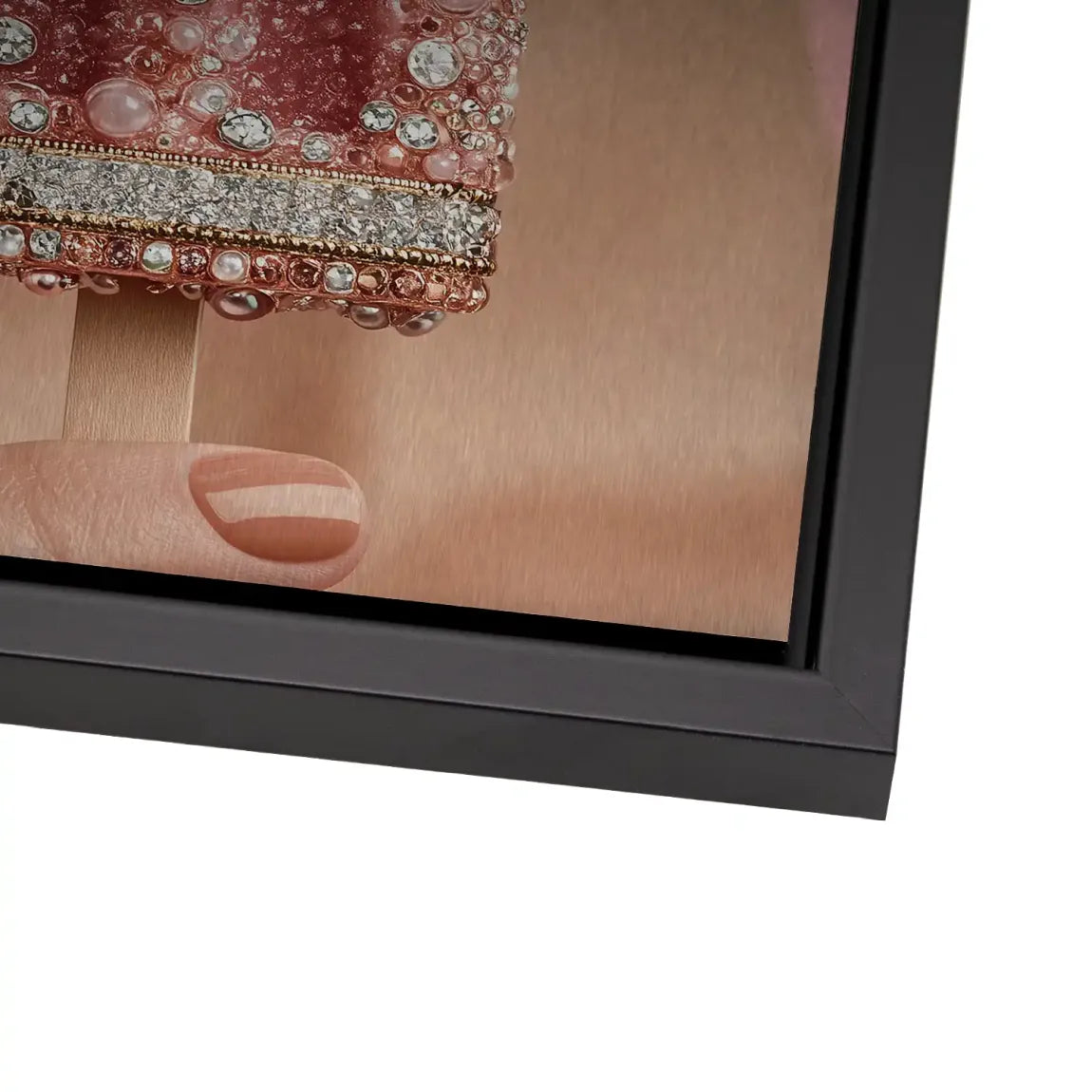 Diamonds and Desire Alu Dibond Bild gebürstet