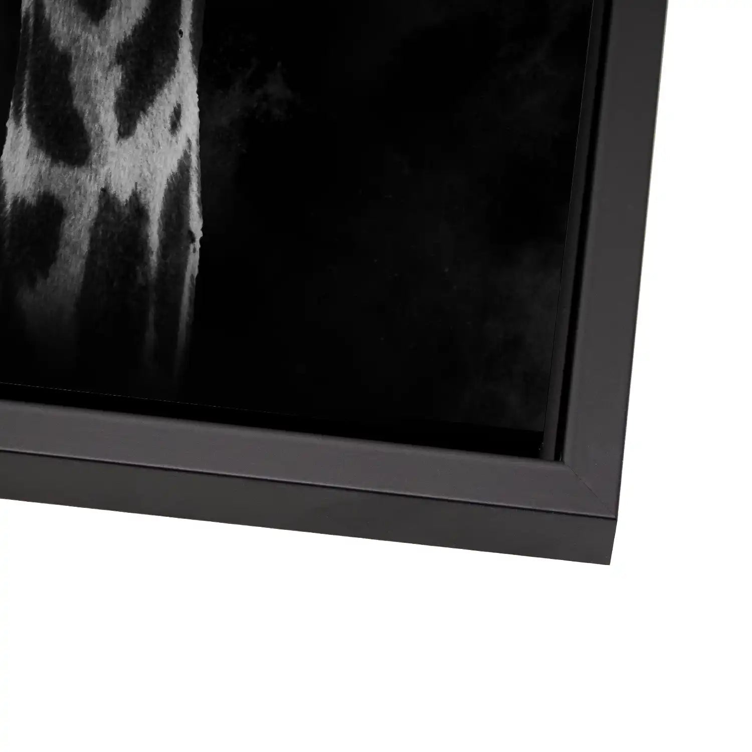 Giraffe Abstrakt Black Style AluDibond Gebürstet INGALERIE