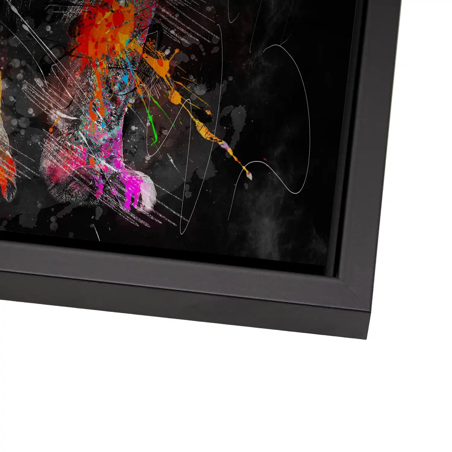 Lion Color Splash AluDibond Gebürstet INGALERIE