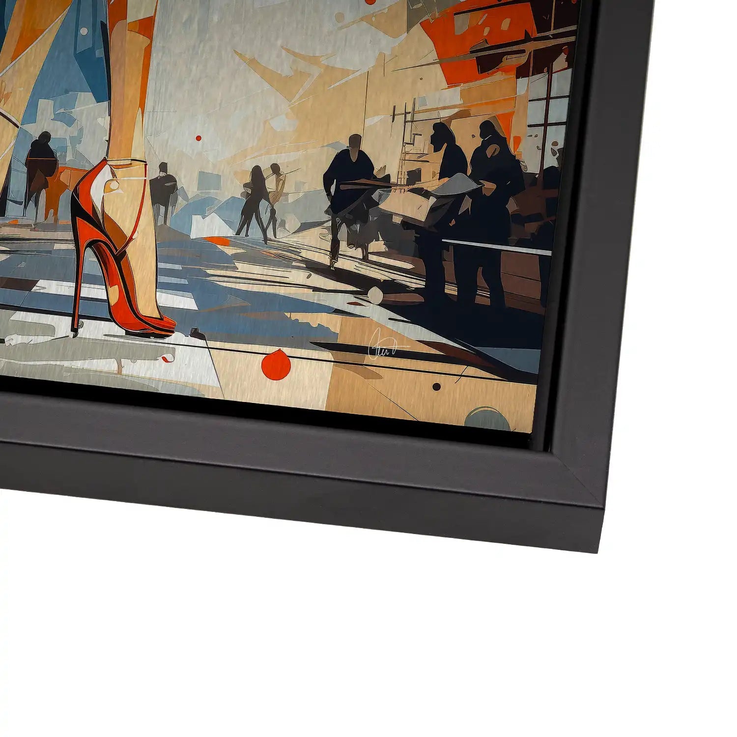 City Walk New York Pop Art AluDibond Gebürstet INGALERIE