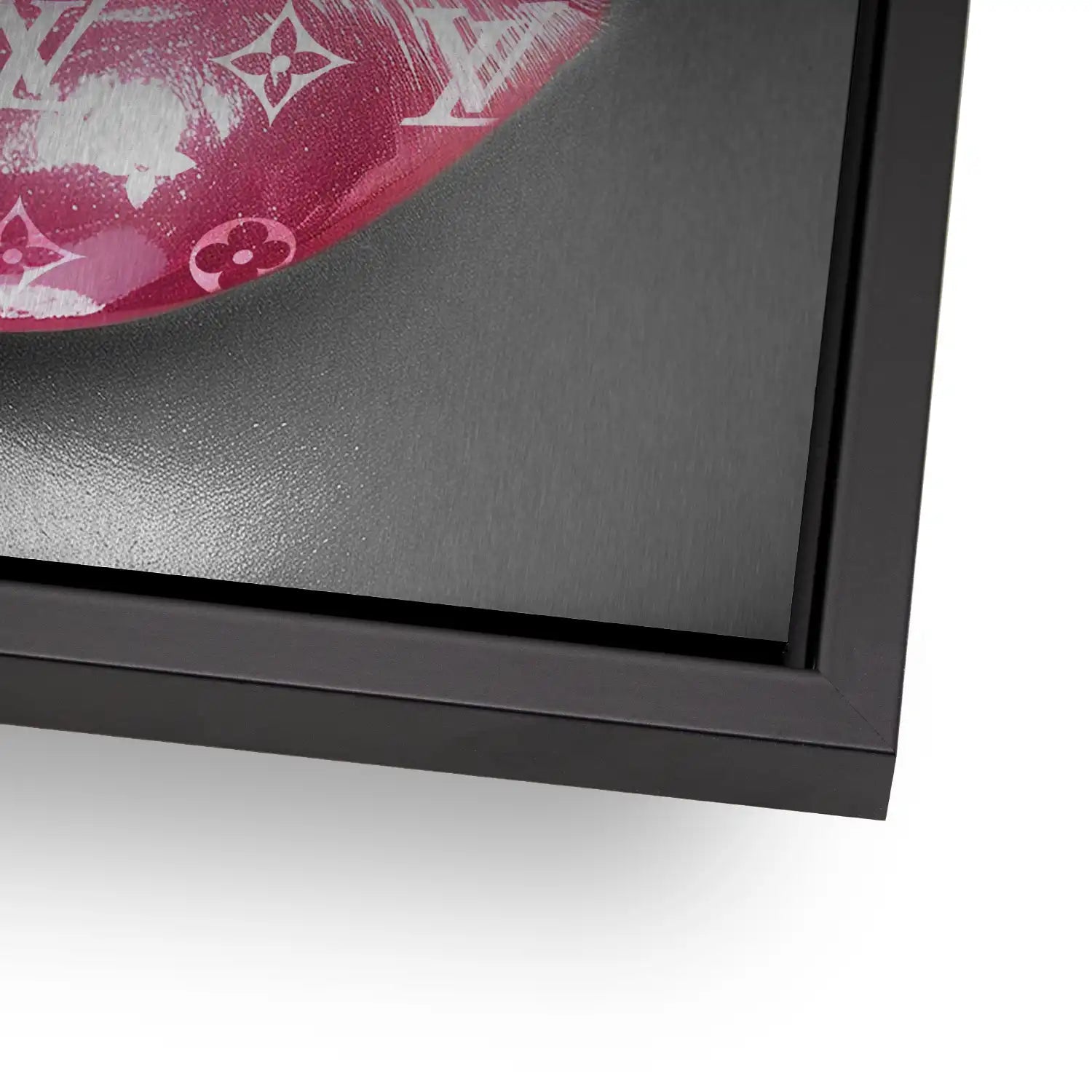 Pink Louis Lips AluDibond Gebürstet INGALERIE