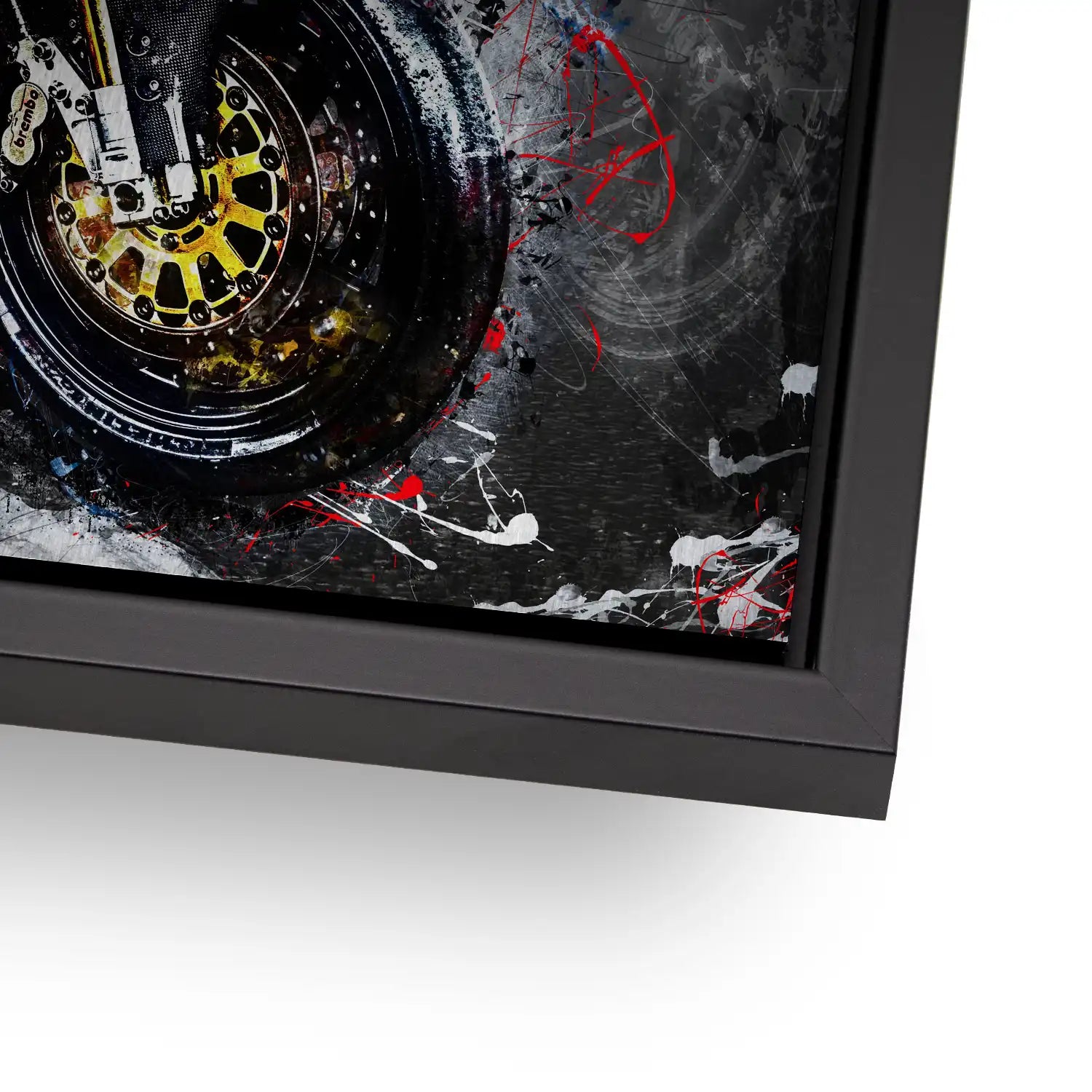 Ducati 916 Abstrakt AluDibond Gebürstet - INGALERIE