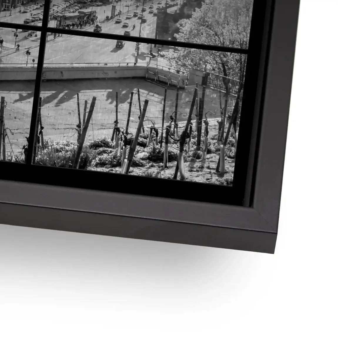 Hamburg Skyline Classic AluDibond Gebürstet