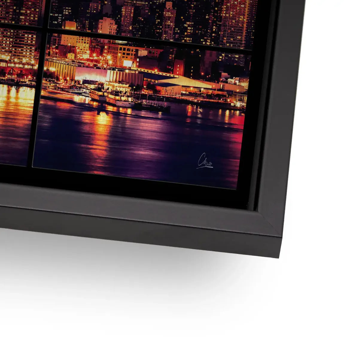 New York Skyline View AluDibond Gebürstet