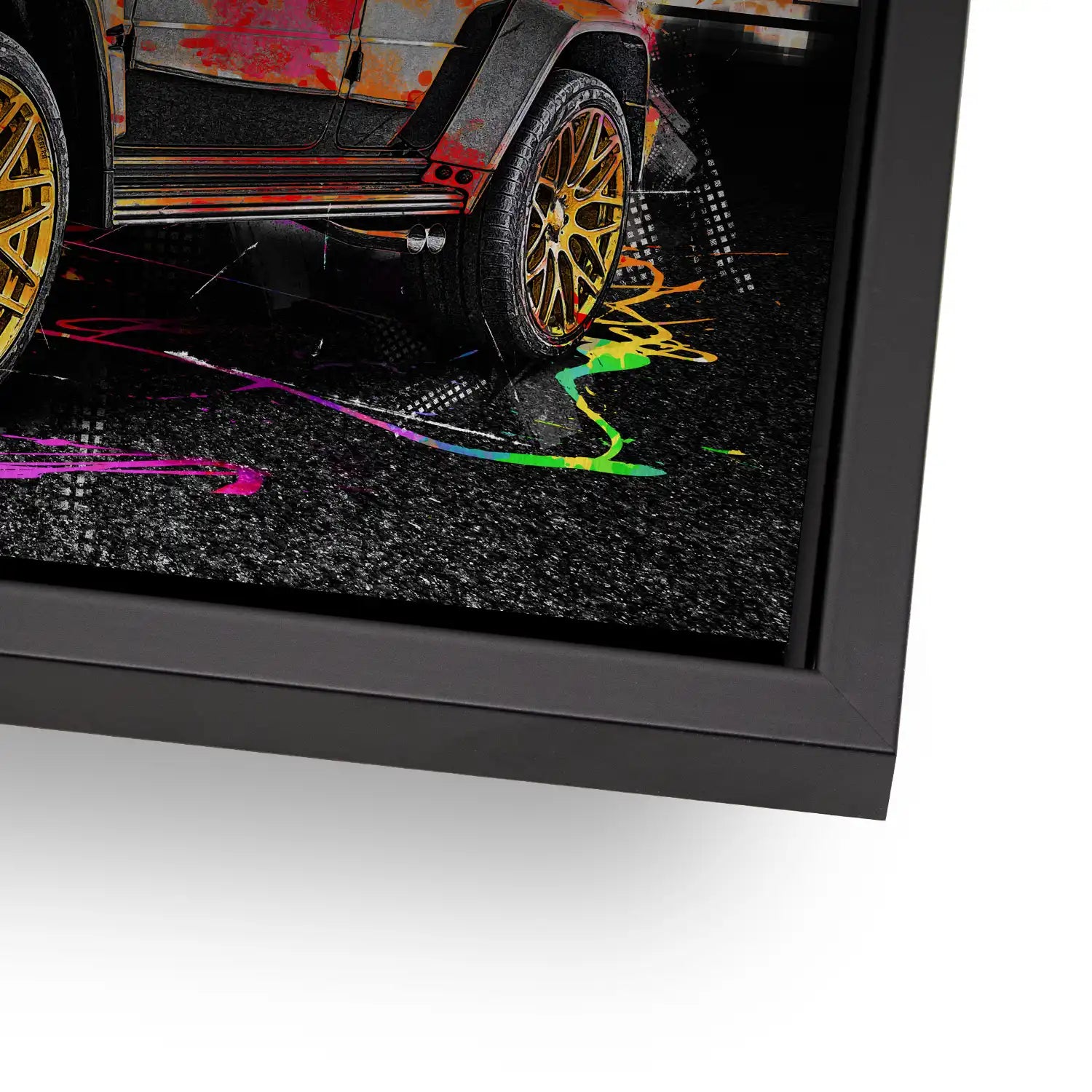 Mercedes G63 Abstrakt Color AluDibond Gebürstet INGALERIE