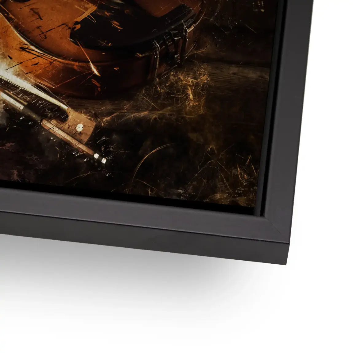 Silent Strings Violine AluDibond Gebürstet